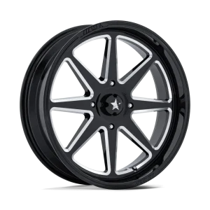 MSA Offroad Wheels – M54 SPARK UTV – Black – 14″x7″ -47mm – Summer Wheels – MA054BE14704847N